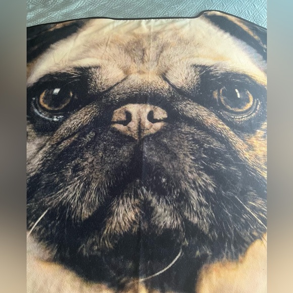 Face pug towell or can use as a blanket size 48 W X 49 long - Picture 2 of 4